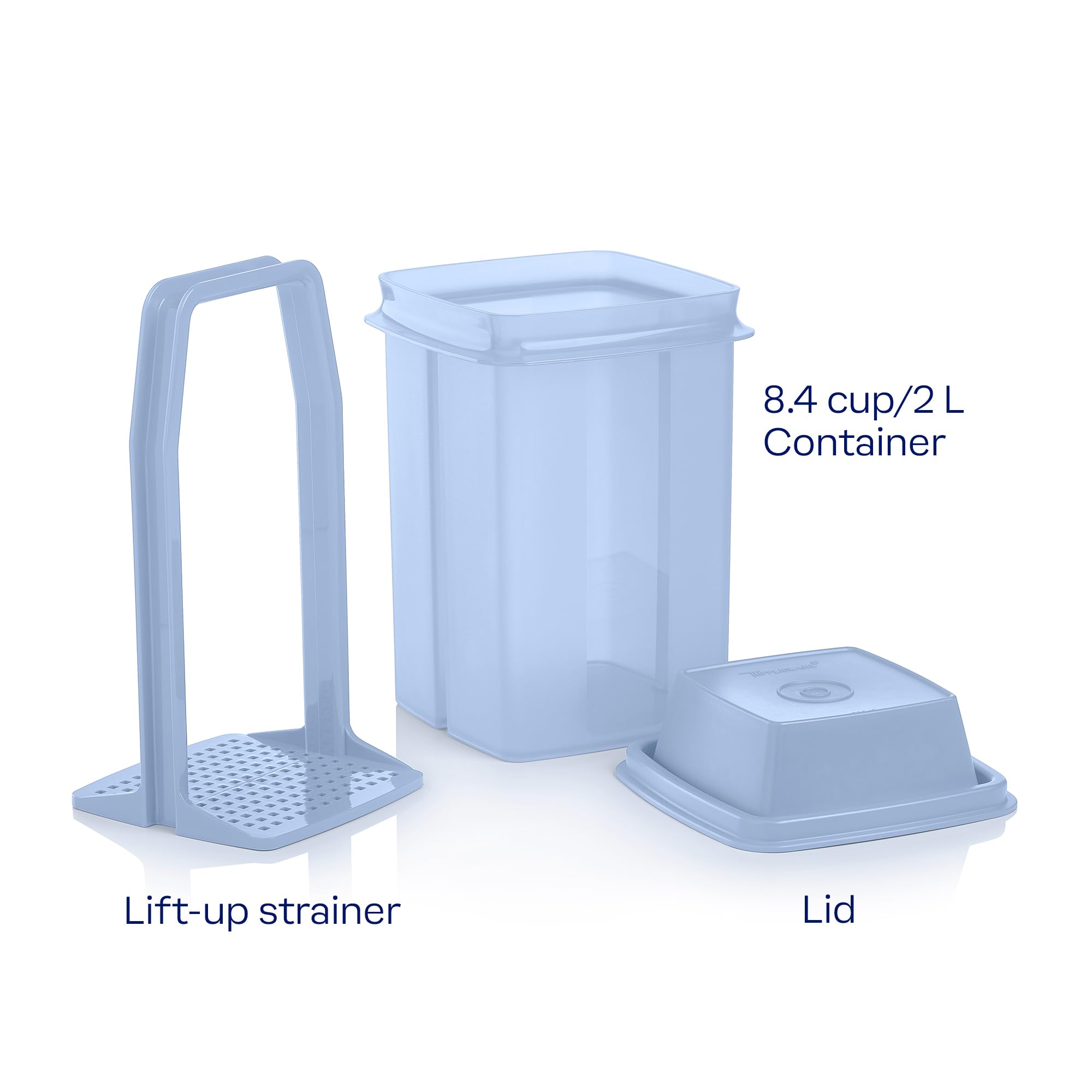 Tupperware Pick-a-deli Food Storage Container, Dishwasher Safe and BPA Free (8 1/3 Cups, 2 Liter)