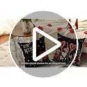 Red Heart Throw Pillow Covers for Valentine's Day - Set of 4