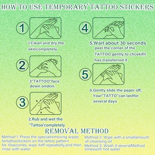 UVUXO 102 Pcs Christmas Temporary Tattoos for Kids Individually Wrapped