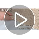 Kautudrum Khaki Non Slip Shower Mat 40x16 Inch, Quick Dry Loofah Bath Rug, Soft Bathroom Floor Mat for Tub & Shower
