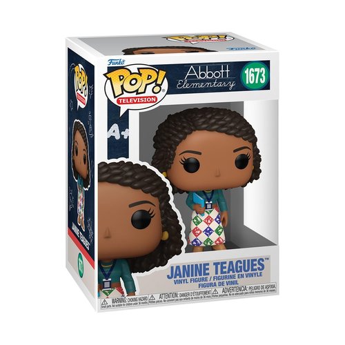 Funko Pop TV: Abbott Elementary - Janine Teagues - Collectable Vinyl Figure - Gift Idea - Official Merchandise - Toys for Kids & Adults - Comedy Fans - Model Figure for Collectors