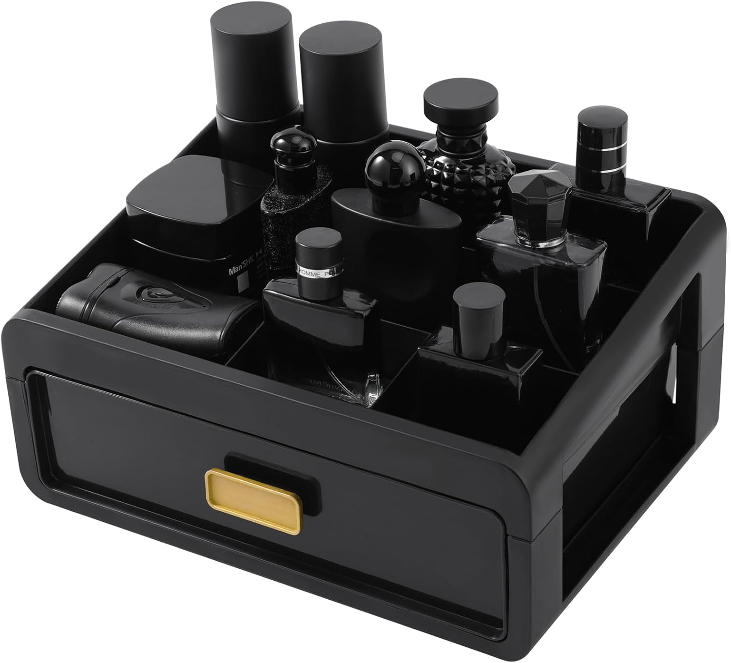 Regine Switzerland Cologne Organizer - Stylish Bathroom Countertop Perfume Tray | Perfect Gift for Men