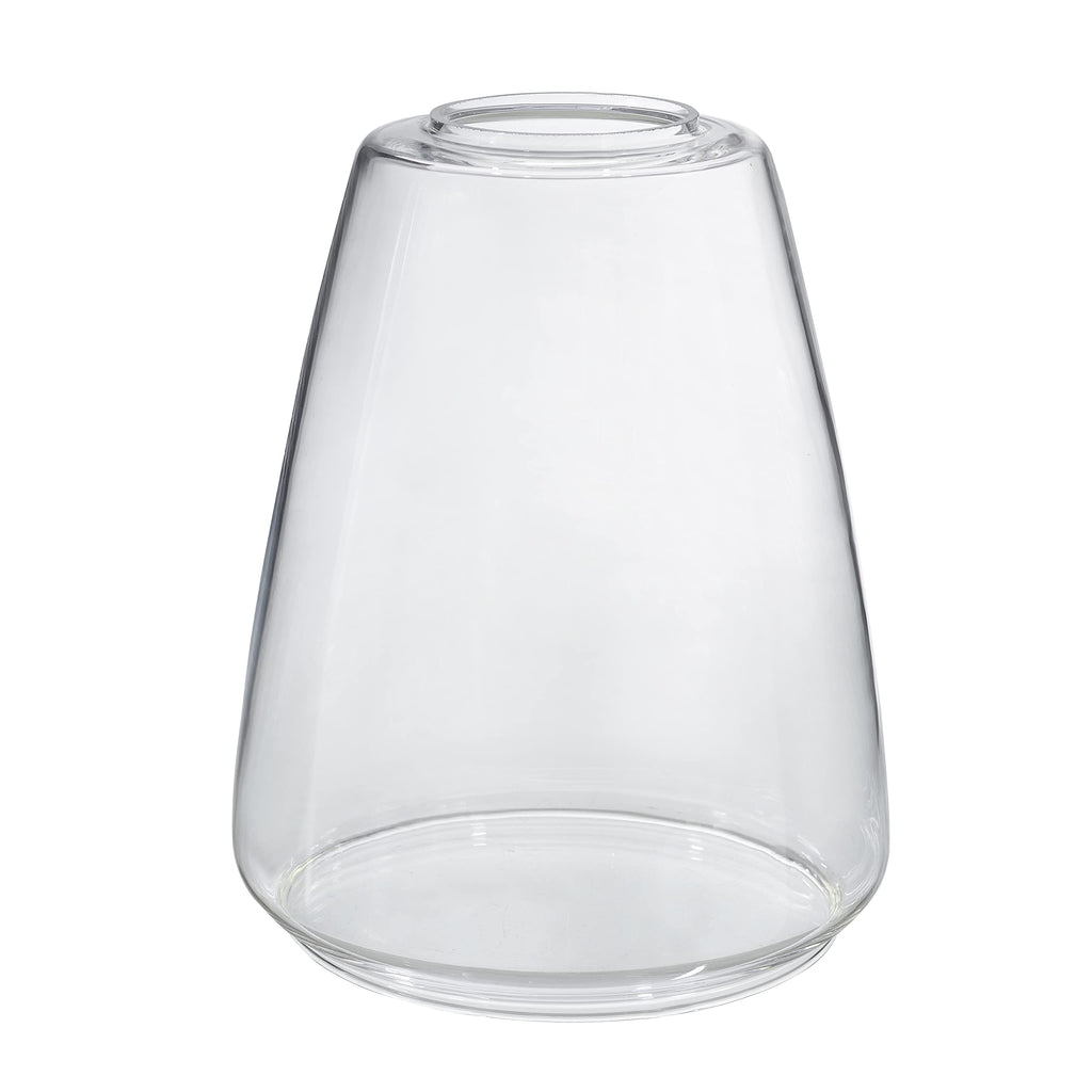 Aspen Creative 23524-60-1, Clear Glass Shade for Lighting Fixture, Pendant, Vanity, Wall Light, Size: 5" D x 6-1/4" H