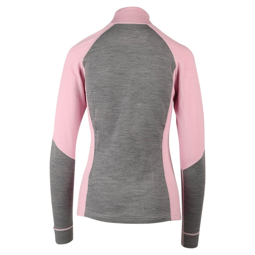 509 Women's FZN Merino 1/4 Zip (Dusty Rose Gray - Medium)