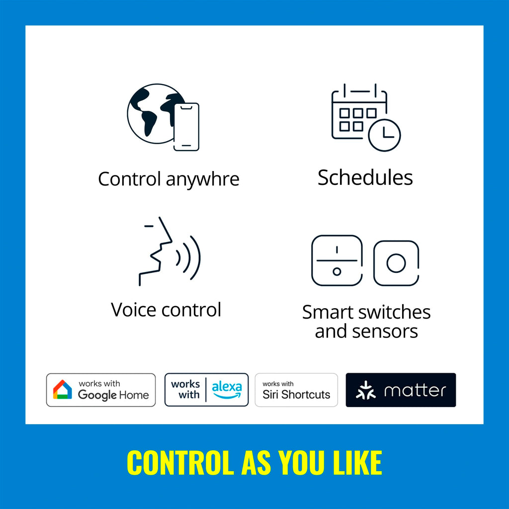 WiZ Connected Fairy Lights, 65.6ft RGB LED Smart Color-Changing, Static and Dynamic Modes, Music Sync, App and Voice Control