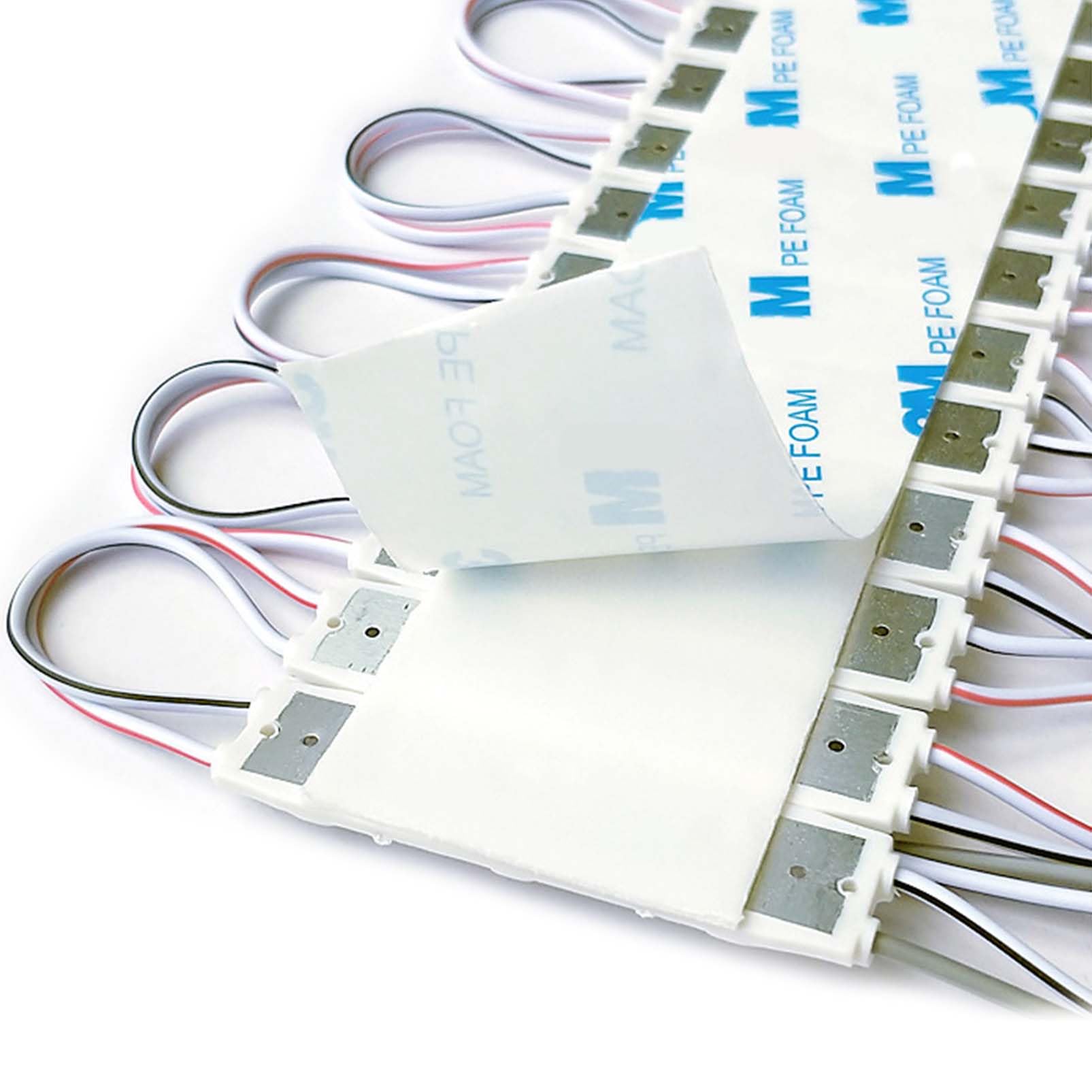 20 PCS Warm White LED Module, 12V Super Bright 2835 3 LED Module Waterproof Decorative Light for Advertising Letter Sign. (Warm White-20PCS)
