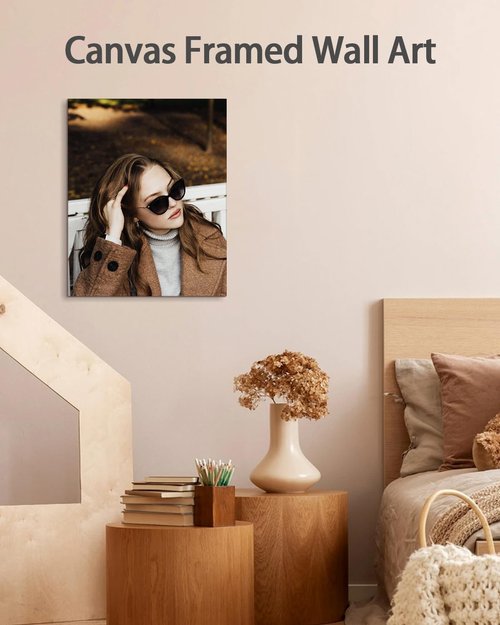 AbcCustomize Canvas Prints - Personalized Photo Art for Living Room & Bedroom | Fast Next Day Shipping