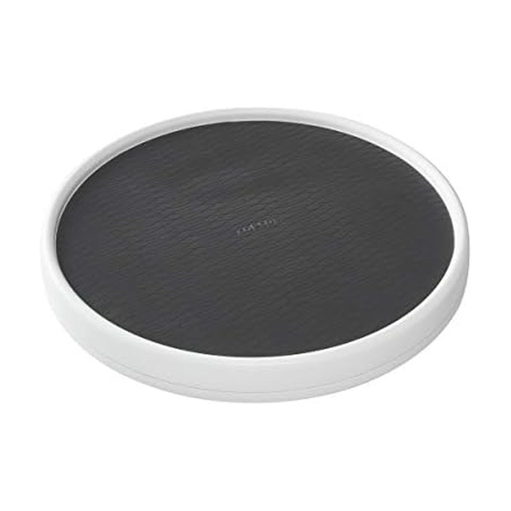 Copco Pro 15-Inch Lazy Susan Turntable, Non-Skid Pantry or Cabinet Organizer for Spices, Condiments, and Bottles, Smooth Rotation, Charcoal Finish