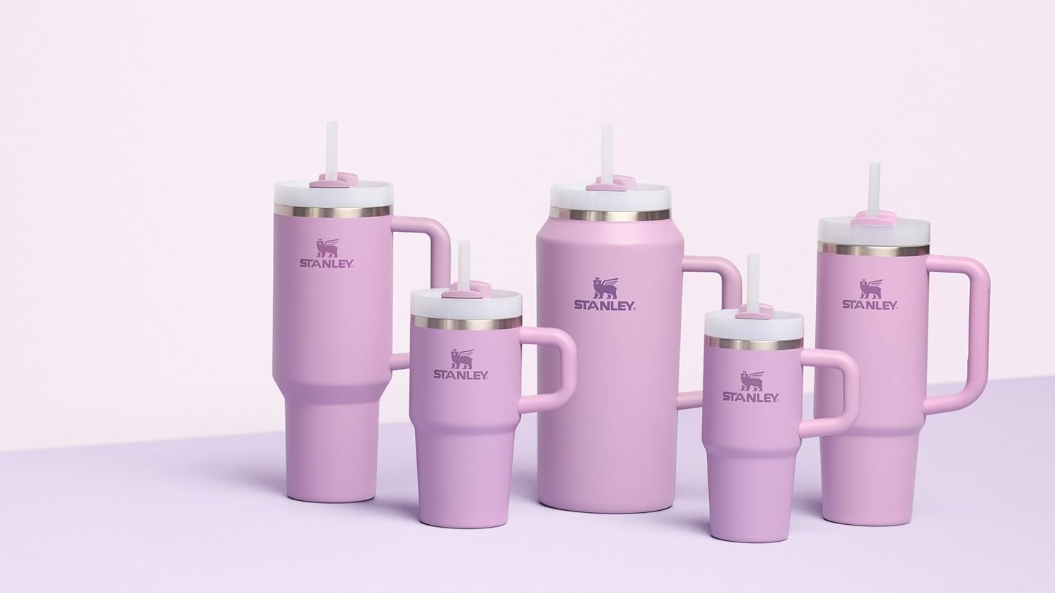 STANLEY Quencher H2.0 Tumbler - 20 oz Insulated Stainless Steel Cup with Handle & Straw | BPA-Free | Lilac