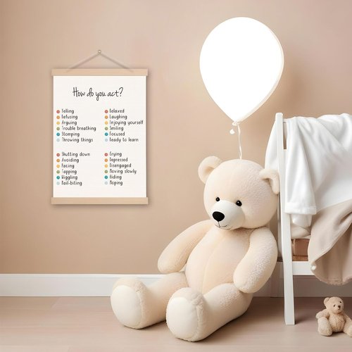 DNEULYR Mental Health Poster Frame - Stylish Wall Art for Classroom & Therapy Office | 12.5x17 Inch