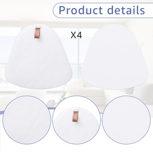 4-Pack Foam and Felt Felt Filter Kit Compatible with Shark Navigator Lift-Away Vacuum Replacement Model CU500,NV350, NV351, NV352, NV355, NV360, UV540, UV550, NV356E, NV370, NV391, UV490 ﻿
