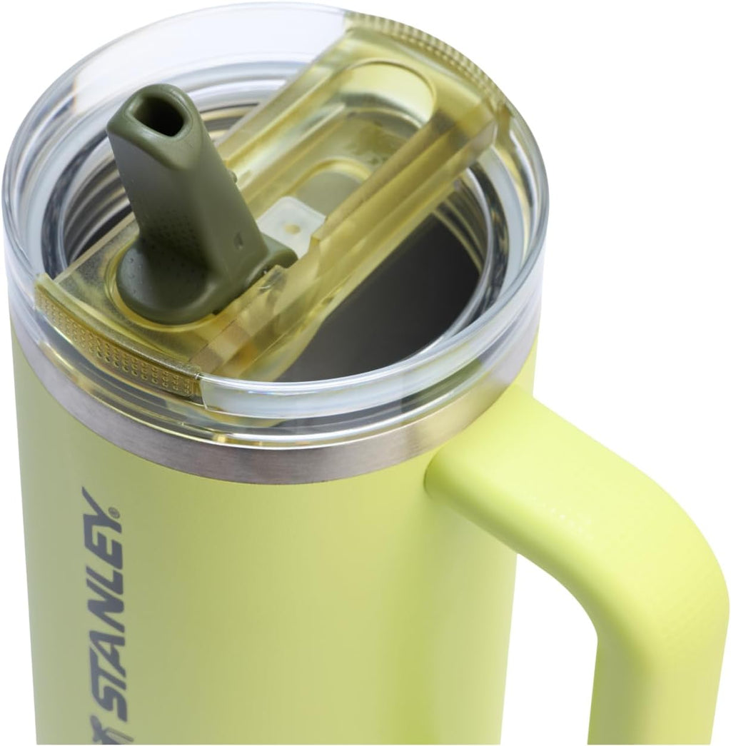 STANLEY Quencher ProTour 30 oz Tumbler - Leakproof Lid, Built-In Straw & Handle | Insulated Stainless Steel | Prickly Pear