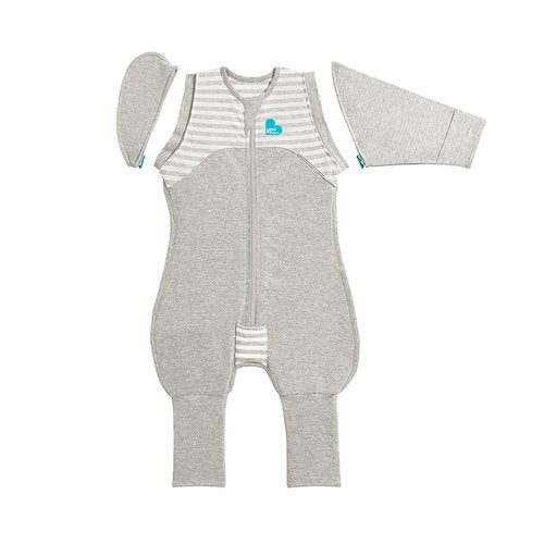Love To Dream Swaddle UP Transition Bag - Warm Pink Silly Goose | Extra Large, 24-32 lbs, Zip-Off Wings for Safe Baby Transition