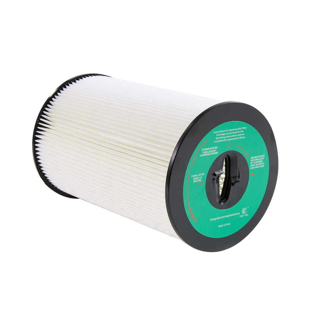 CF Clean Fairy Vacuum Cleaner Filter 1-piece Replacement for Dirt Devil/Titan 10 Inch Cartridge Filter 8107-01 for Vacuflo FC610 FC1550 Royal CS1200