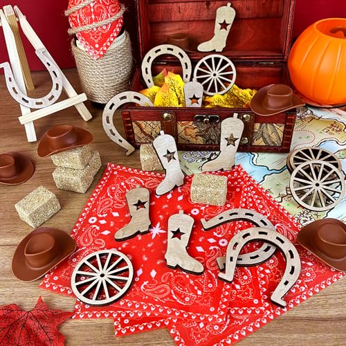 36PCS Mini Cowboy Hat Party Decorations for Western Theme Events