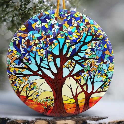 Tree of Life Christmas Ornament - Handmade Heirloom Decor