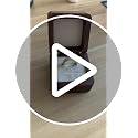 molchagar Wooden Ring Box for Wedding Ceremony, Rustic Holder