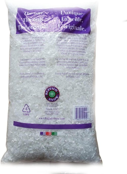 Buffalo Snow | Original Frosty Snow for Holiday Decor - 5 lbs Bag