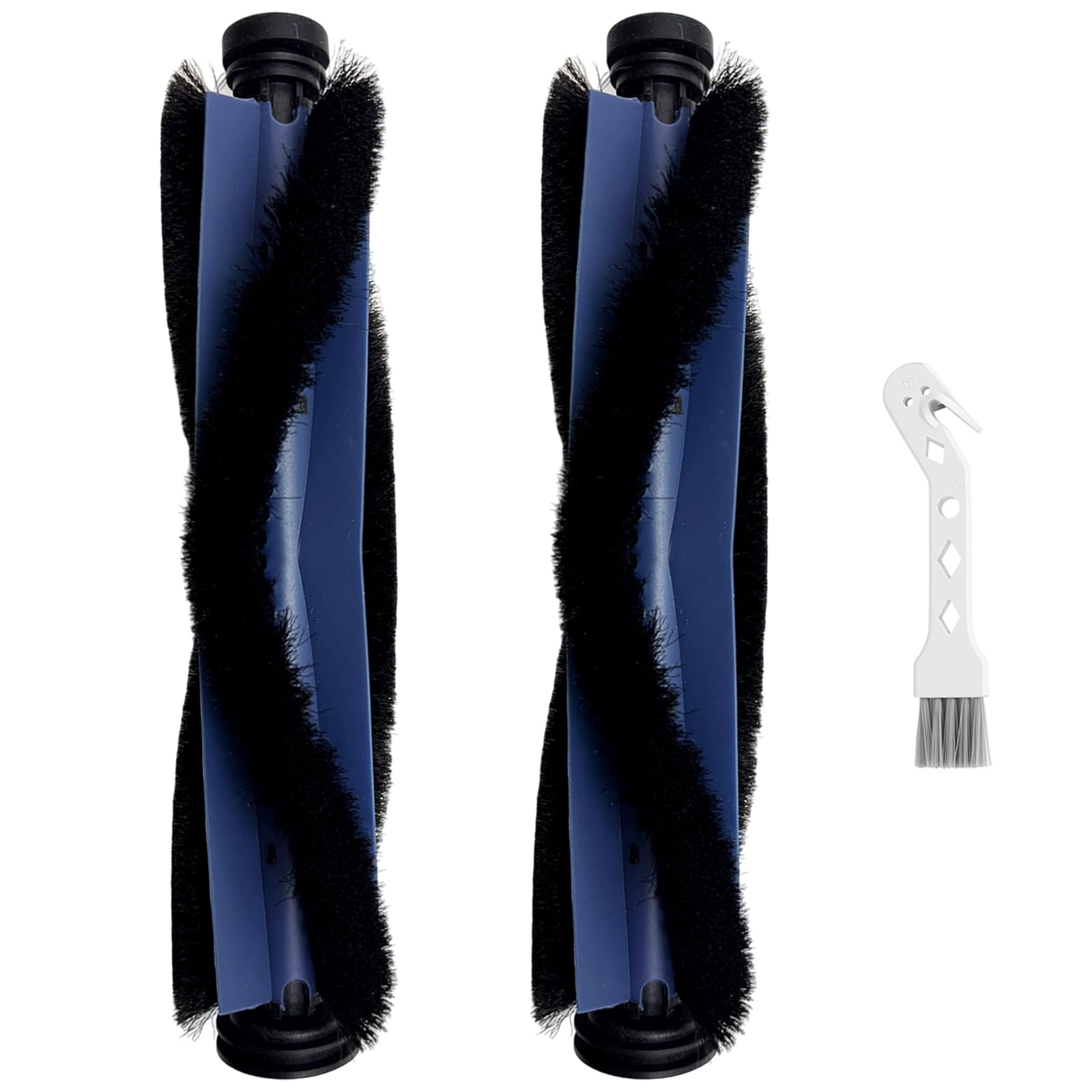 Auoiian 2-Pack Replacement Rollers Brushes for eufy X10 Pro Omni Robot Vacuum - Washable Main Brush Set with Cleaning Tool- Compatible Only with X10 Pro Omni