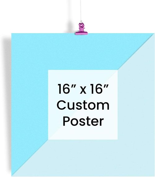 EzPosterPrints - Custom Poster Print - Upload Your Image for Personalized 16x16 Photo Prints