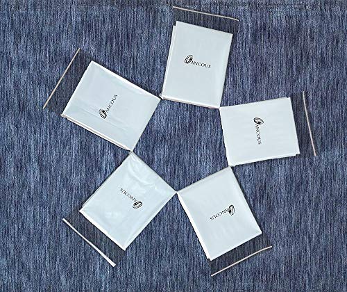 20 Pack Clear Plastic Garment Bags - Waterproof Dust Covers