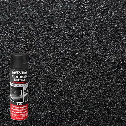 Rust-Oleum Truck Bed Coating Spray Paint, 15 oz, Black