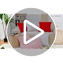 All Smiles Pink Heart Valentine's Day Throw Pillow Covers, 18x18, Set of 2