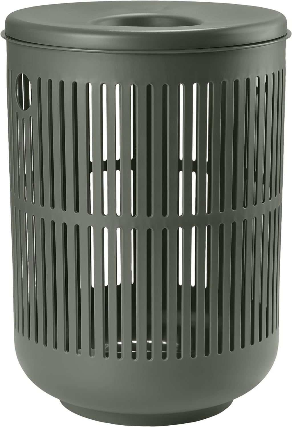 Zone Denmark Laundry Basket - Elevate Your Laundry Routine with Style and Functionality, Soft Grey 16.14x16.14x21.65 inches