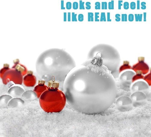 Artificial Snow - 8 Liters | Perfect for Holiday Decorations and Handcraft Projects