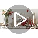 AVOIN colorlife Happy Valentine's Day Red Heart Pillow Cover 20x12 Inch, White