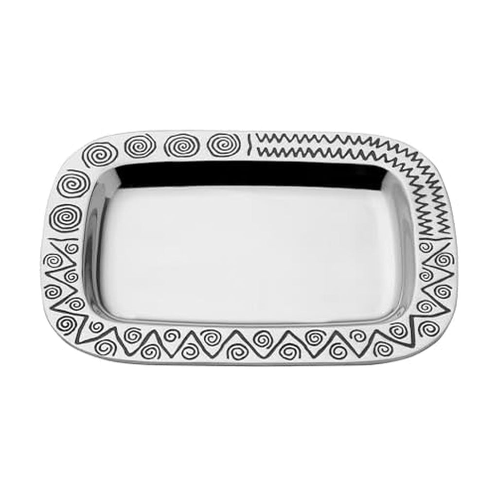 Wilton Armetale Reggae Rectangle Serving Tray, 13.5-Inch