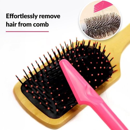 Hair Brush Cleaner Tool by [Brand Name] - 2-in-1 Rake for Removing Tangled Hair & Dust | Ideal for Home & Salon Use