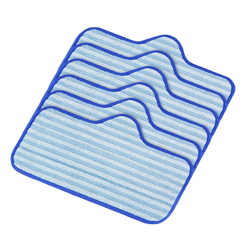 6-Pack Microfiber Pads for Dupray Neat Steam Cleaner - Machine Washable