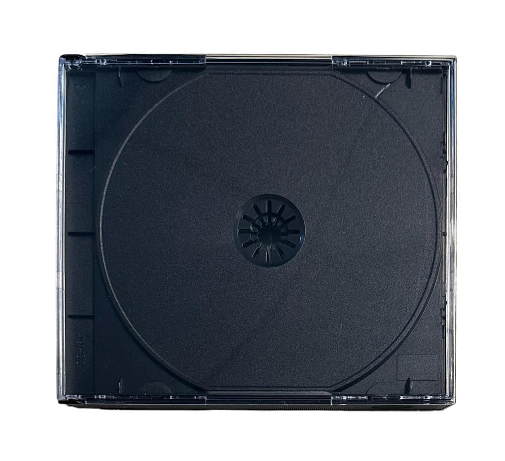 MediaPack4All 24mm Chubby Quad Jewel Case (4-Disc Capacity), Black Chubby Jewel Case for CD/DVD/Game Storage (5)