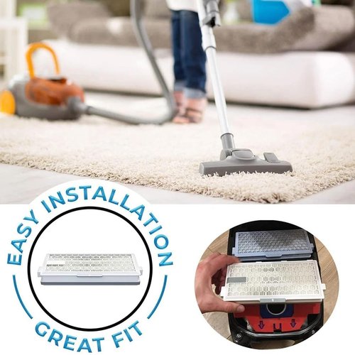 AirClean SF-HA 50 Replacement Filter for Miele Complete C2/C3 Compact C1/C2 S4 S5 S6 S8 Vacuum Cleaners, Compare to HEPA AirClean SF-AA 50,SF-AAC 50