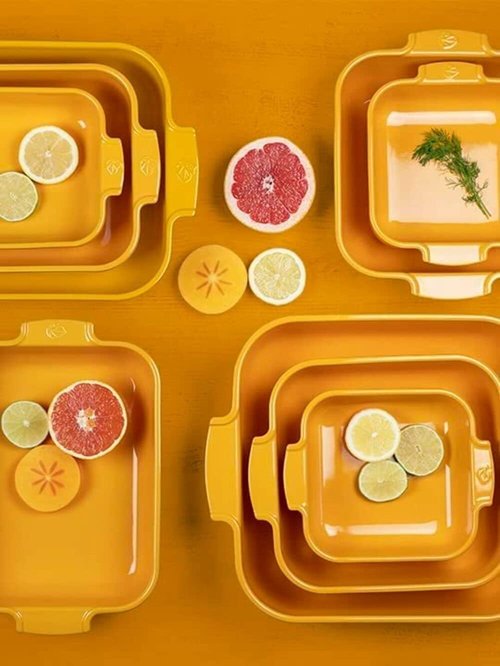Peugeot Appolia Rectangular Baking Dish 40 cm-16in, Saffron