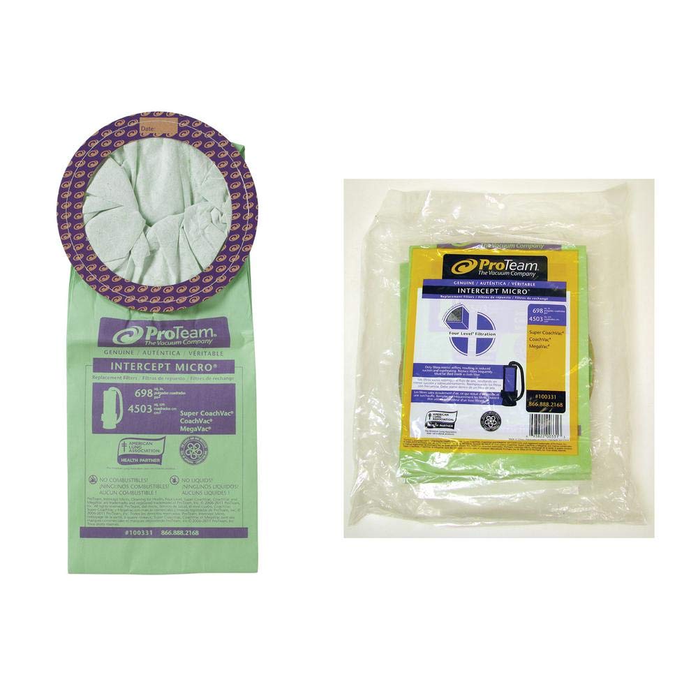 ProTeam 10 Quart Backpack Vacuum Bags
