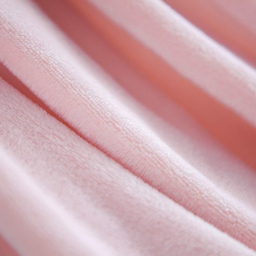 Bedsure GentleSoft Fleece Blanket - Cozy Pink Queen Size Luxury Throw, Soft & Lightweight 90x90 Inches
