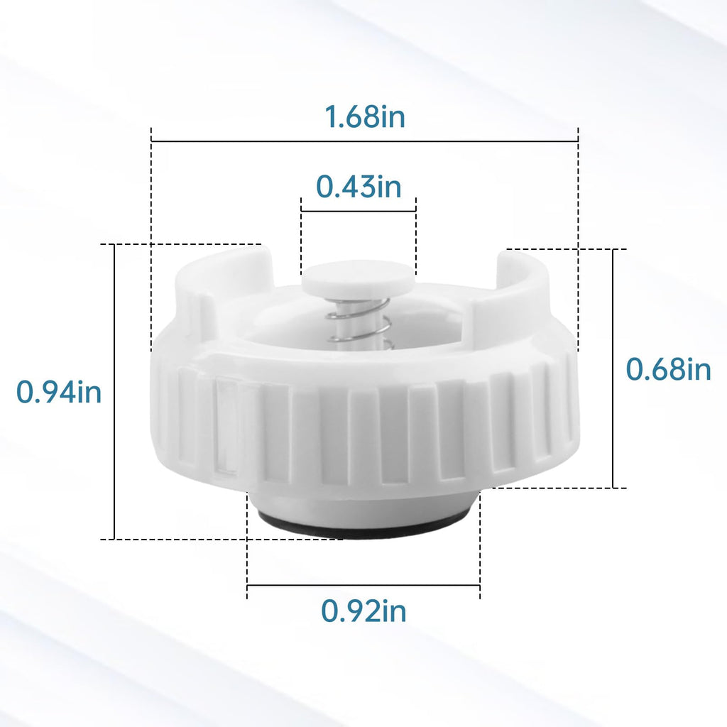 Aulpq Humidifier Bottle Valve Cap, for Emerson Moistair EA1407, HD1407, HD1409, EA14070, HD14070,Also for Essick 509229-1,819024,822419-2,and for Kenmore 758.141060, 758.141062, 758.14160,-2 Pcs