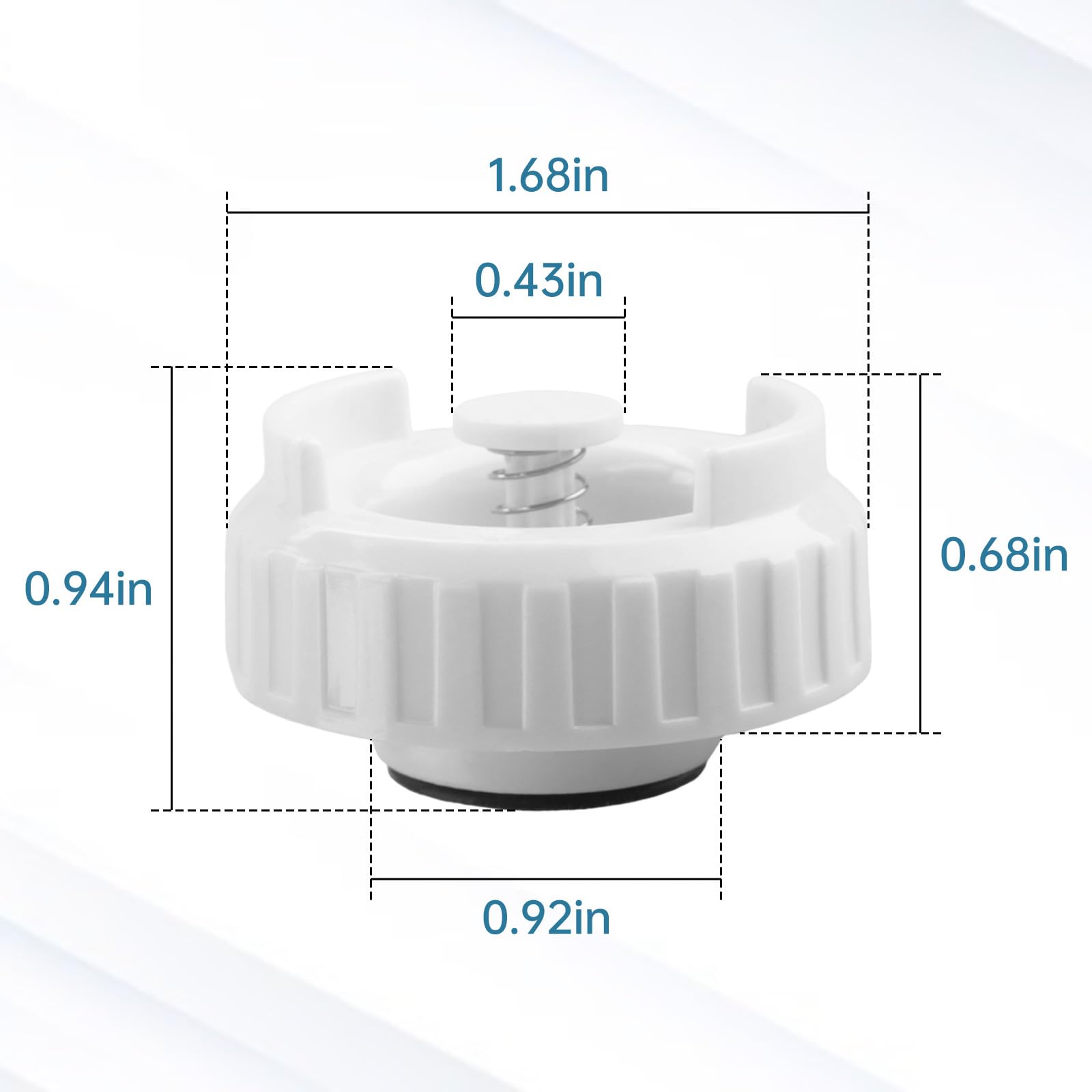 Aulpq Humidifier Bottle Valve Cap, for Emerson Moistair EA1407, HD1407, HD1409, EA14070, HD14070,Also for Essick 509229-1,819024,822419-2,and for Kenmore 758.141060, 758.141062, 758.14160,-2 Pcs