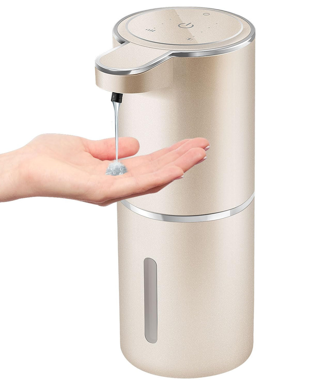 Gotofine Automatic Liquid Soap Dispenser,4-Level Adjustable, Wall Mount,USB Rechargeable,12.8oz/ 380ml,Touchless Hand & Dish Soap Dispenser for Bathroom, Kitchen,Hotel, Restaurant