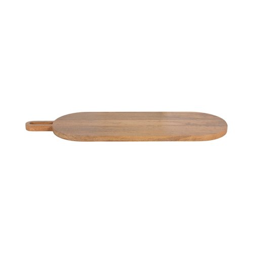 Kate and Laurel Staven Transitional Capsule Serving Board; 30 x 11; Natural Wood; Modern Food-Safe Charcuterie Board Made from Solid Mango Wood for Use as Kitchen Countertop Cheese Board