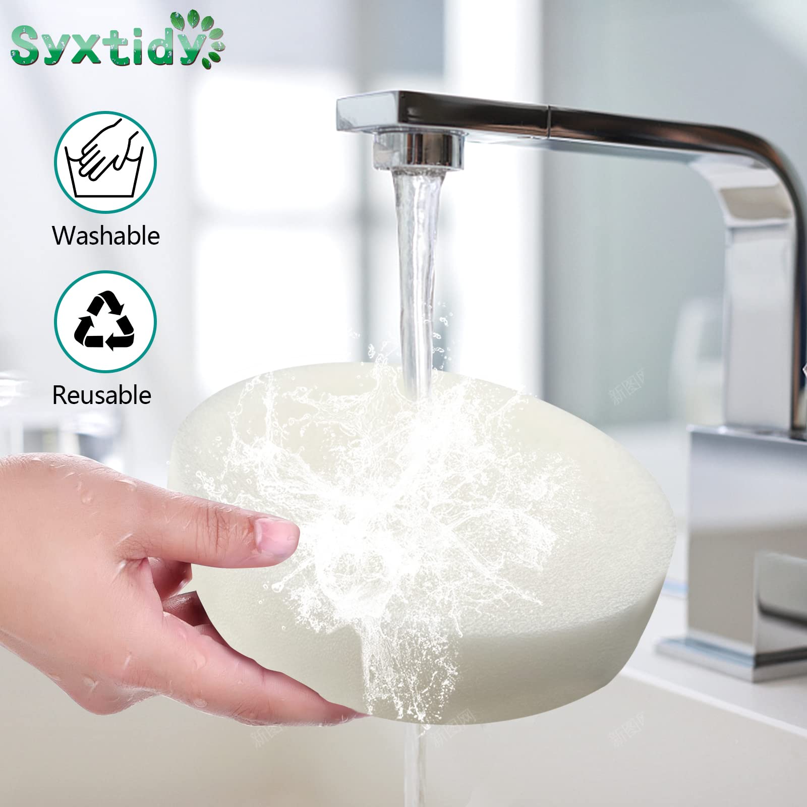Syxtidy Filter Replacement for Shark Navigator Freestyle SV1106, SV1107, SV1100,SV1112 Vacuum, Part # XF1100T, 6 Pack