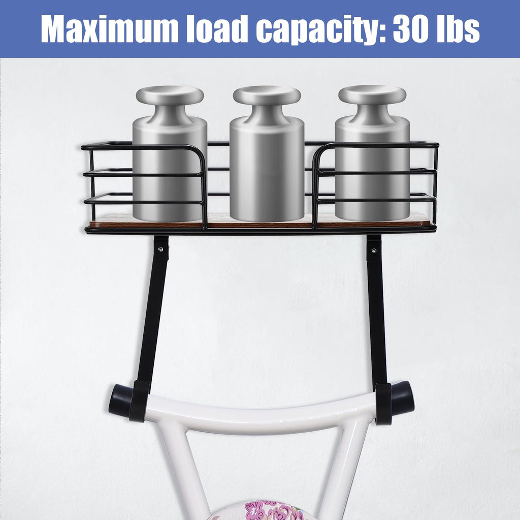 TORZCT Ironing Board Holder Wall Mount Laundry Room Hanging Iron and Ironing Board Hanger Storage Laundry Room Decor and Organization Fit Most Ironing Boards leg's(Included T&V Shaped)-Black