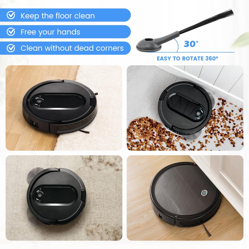 12pcs Replacement Parts for Shark Robot, shark vacuum accessories, Replacement Side Brushes Compatible with All Shark IQ and AI Series Robot Vacuum Models