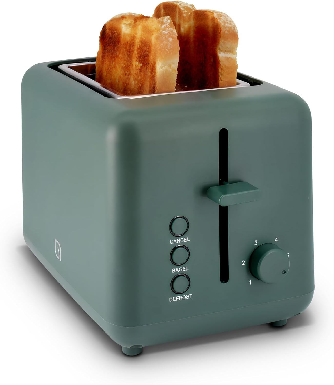 WILLOW Eco Series 2-Slice Toaster - Extra-Wide Slots for Bagels & Artisan Bread, 6 Shade Settings