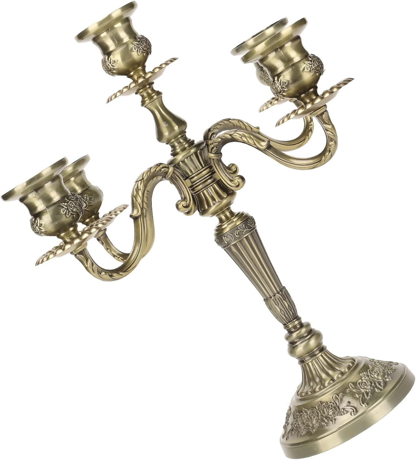 Vintage 5 Arms Tall Candelabra by [Brand Name] - Scratch Resistant & Wearproof for Weddings & Parties