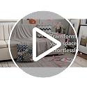 Mimkus 18x18 Blue Geometric Throw Pillow Covers - 4 Piece Farmhouse Set