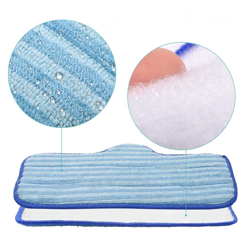 6-Pack Microfiber Pads for Dupray Neat Steam Cleaner - Machine Washable