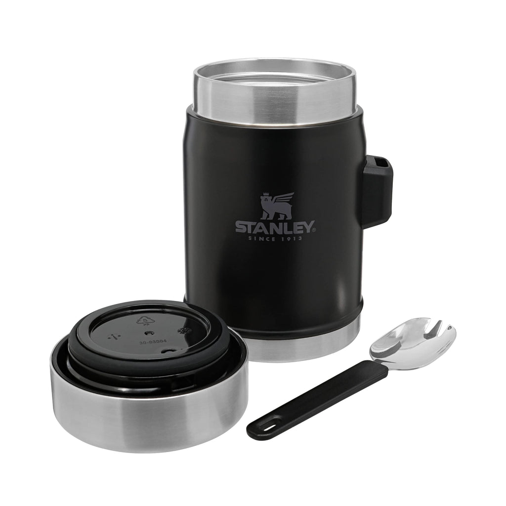 Stanley Leakproof-Dishwasher Safe, Stainless Steel, Matte Black, 0.4L